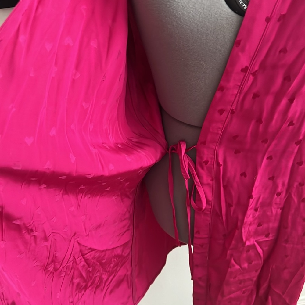 LSPACE Pink Heart Robe - Picture 6 of 13